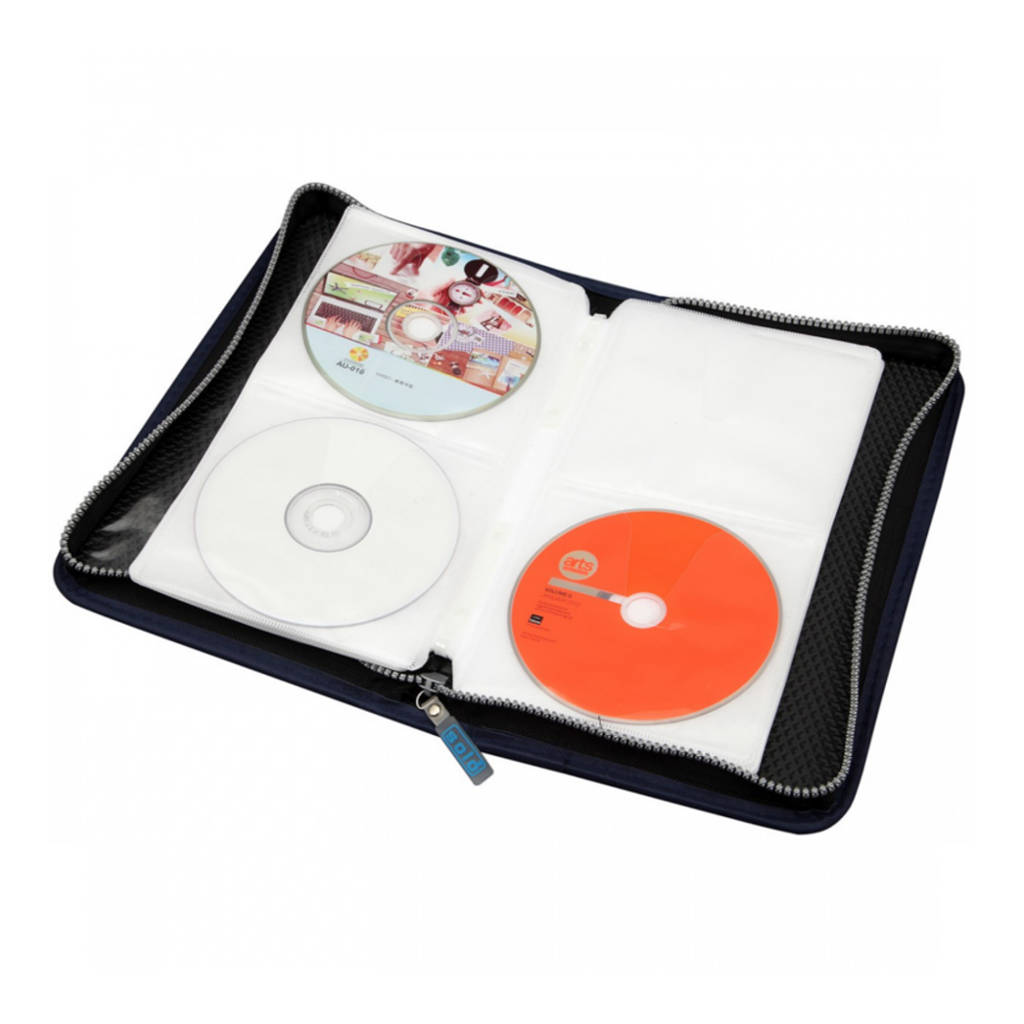 Solo Computer CD Wallet Zipper Blue CD 080