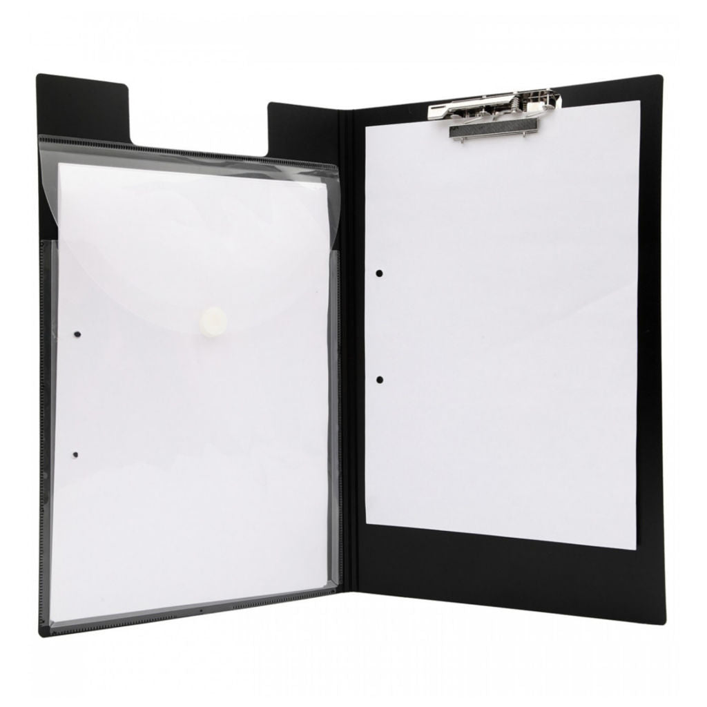 Solo Pad Board With Envelope Pocket Black F/C Size PB 111