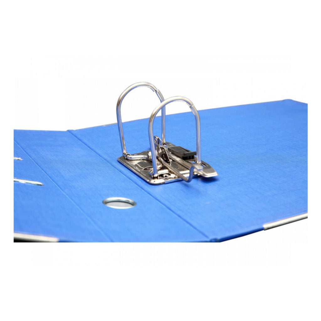 Solo Lever Arch File Blue 3 Inch Ring A4 LA 502