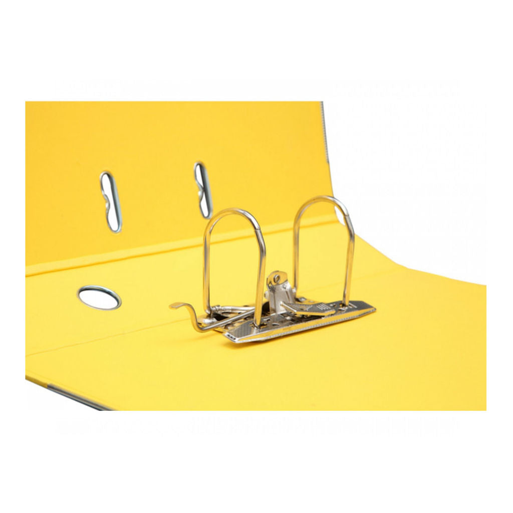 Solo Lever Arch File Yellow 3 Inch Ring F/C Size LA 512
