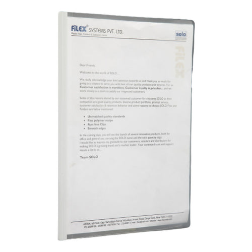 Solo Report cover (Strip File) A4 RC 001 