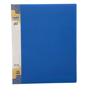 Solo Delux Clip File Blue A4 DC 101 