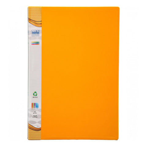 Solo Delux Clip File Orange A4 DC 101 