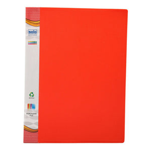 Solo Punchless File Red A4 PL 301 
