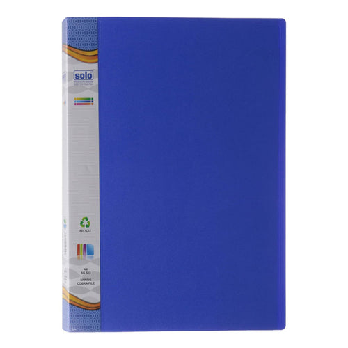 Solo Spring Cobra File Blue A4 SG 503 