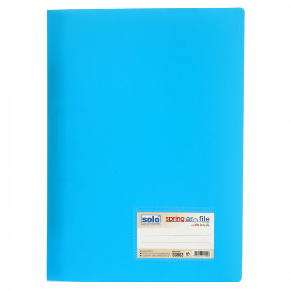 Buy Solo Spring Arc File Sky Blue A4 SG 803 Online at Bestomart