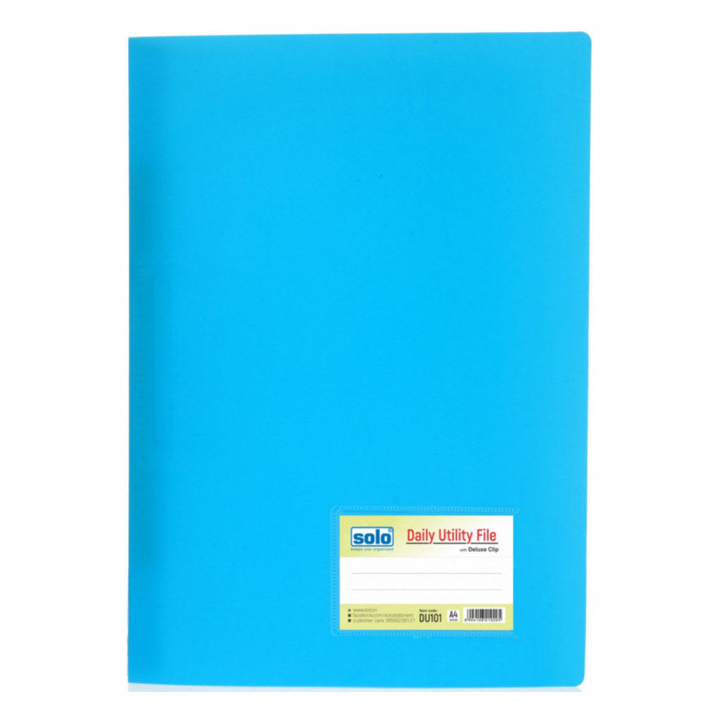 Buy Solo Daily Utility File Sky Blue A4 DU 101 Online at Bestomart