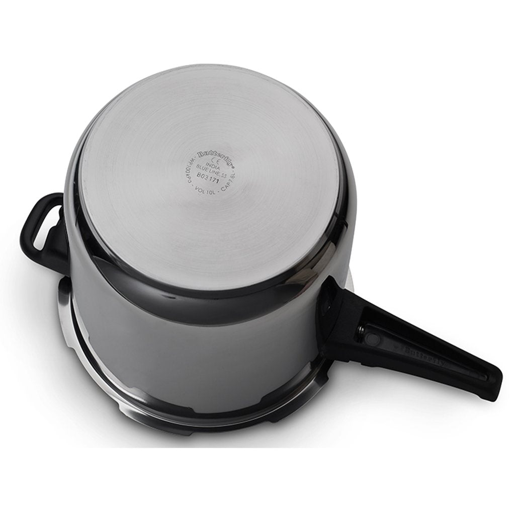 Butterfly Blueline Pressure Cooker With Induction Bottom 10Litre