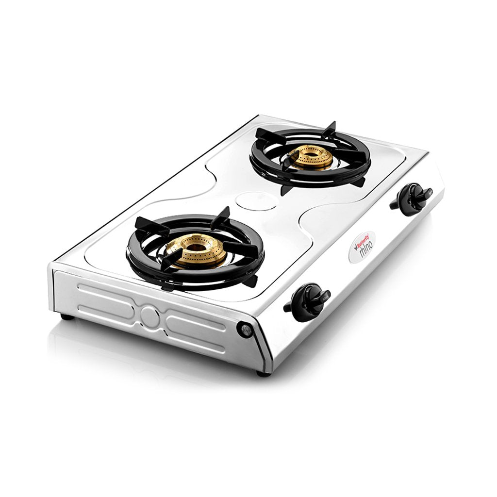 Butterfly Rhino LPG Stove Steel 2 Burner