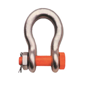 Ferreterro Heavy Duty Grade 80 Bow Shackle Nut Bolt Type 1-1/4 Dia Inch 