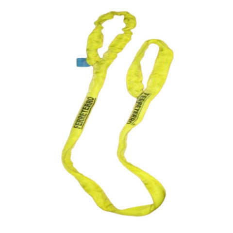 Ferreterro 5:1 Heavy Duty Eye & Eye Round Sling 10Ton Orange 