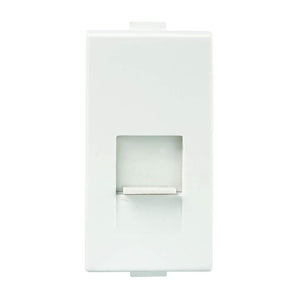 Anchor Roma Plus 1Module RJ-11 Telephone Socket with Shutter 289611 