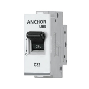 Anchor Uno Mini Modular Single Pole MCB 'C' TYPE 6A-32A 