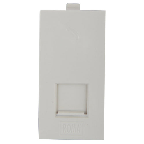 Anchor Roma Classic RJ 11 Single Telephone Jack With Shutter 20857 