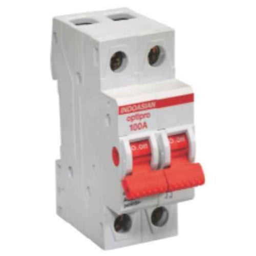 Indoasian Optipro Isolator Double Pole 40A - 125A 