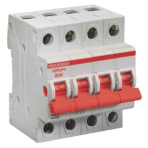 Indoasian Optipro Isolator Four Pole 40A - 125A 