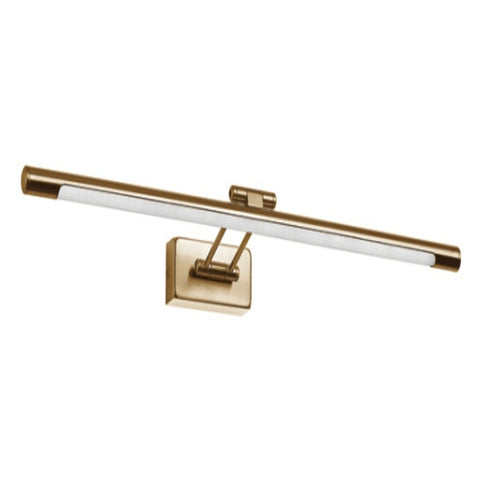 Ledlum LED Indoor Mirror Light Titable Straight Brass 12W LLT-013 