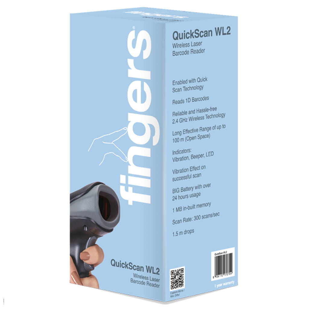 Fingers QuickScan WL2 Barcode Reader