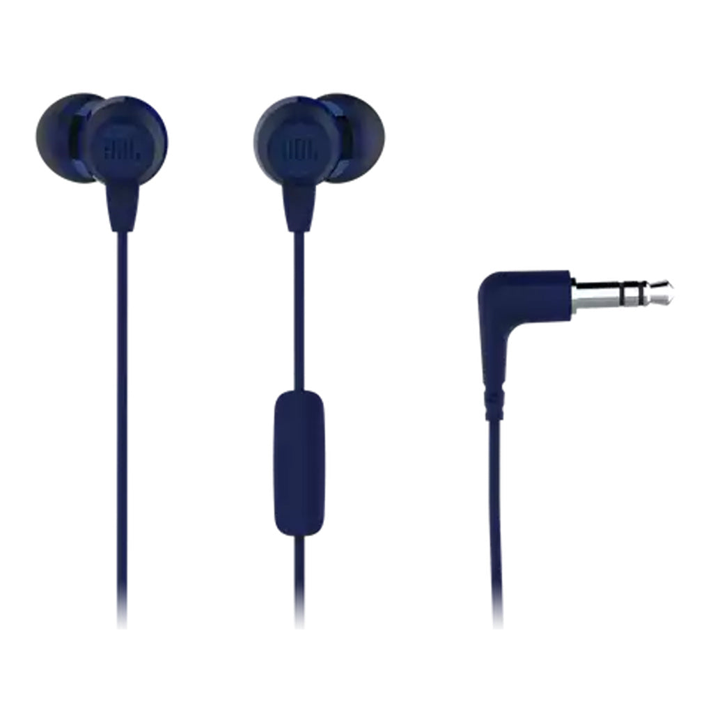 JBL T50HI Wired In Ear Headphone Blue