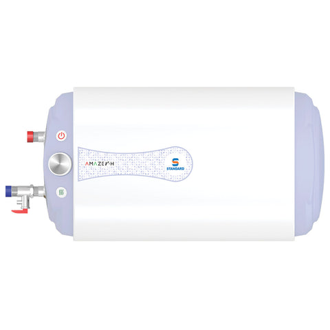 Standard Amazer 10Litre Metal Body Storage Water Heater Horizontal(Left Side Orientation) 