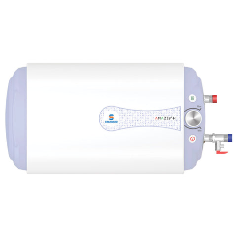 Standard Amazer 15Litre Metal Body Storage Water Heater Horizontal(Right Side Orientation) 
