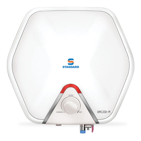 Standard Droid-M 25Litre Plastic Body Storage Water Heater Vertical White 