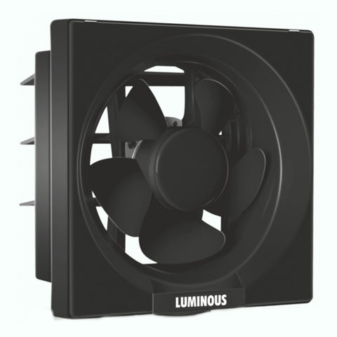 Luminous Vento Deluxe Ventilating Fan Black 150mm 