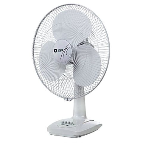 Orient Desk 26 High Speed Table Fan Crystal White 400mm 