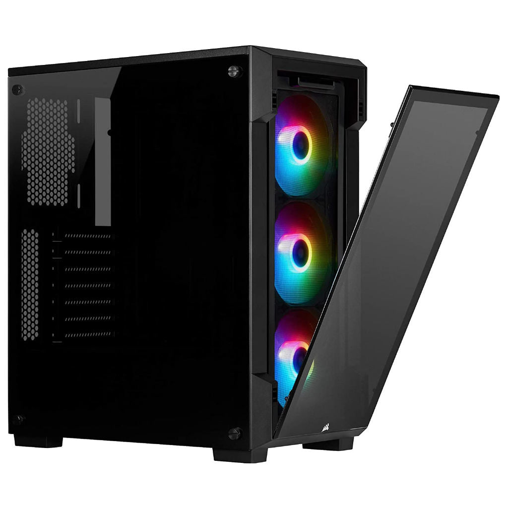 Corsair iCUE 220T RGB Tempered Glass Mid-Tower Smart Case without SMPS Black CC-9011190-WW