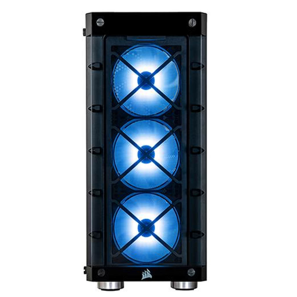 Corsair iCUE 465X RGB Mid-Tower ATX Smart Case Black CC-9011188-ABA