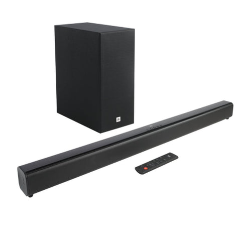 JBL Cinema SB160 2.1 Channel Soundbar With Wireless Subwoofer JBLSB160BLKIN 