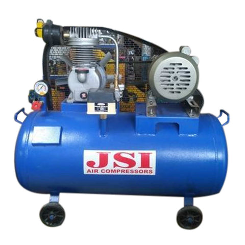 JSI 1 HP Single Phase Air Compressor 110 Liter Elgi Type 