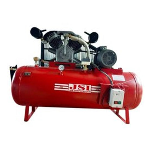 JSI 3 Hp Single Phase Air Compressor 3D Model 220 Liter Elgi Type 