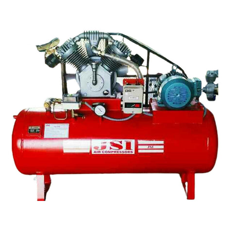 JSI 5 Hp Three Phase Air Compressor 300 Liter Elgi Type 