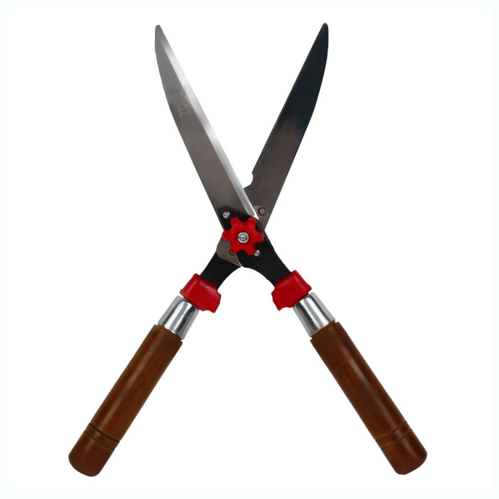 Jetfire Hedge Shears Wooden Handle Blade 10Inch JF-HS10