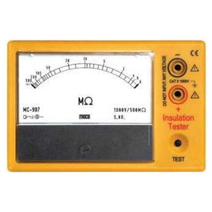Meco Analog Insulation Tester with Battery Adapter MC 907BA 