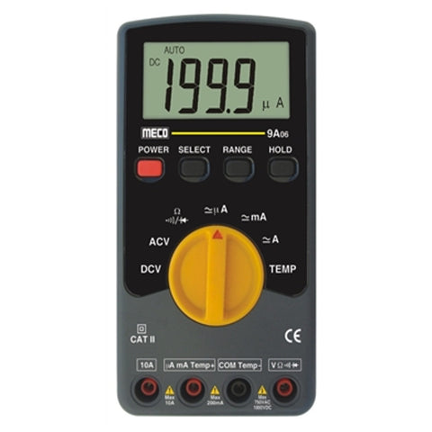 Meco Autoranging Digital Multimeter 3-1/2 Digit 2000 Count 9A06 