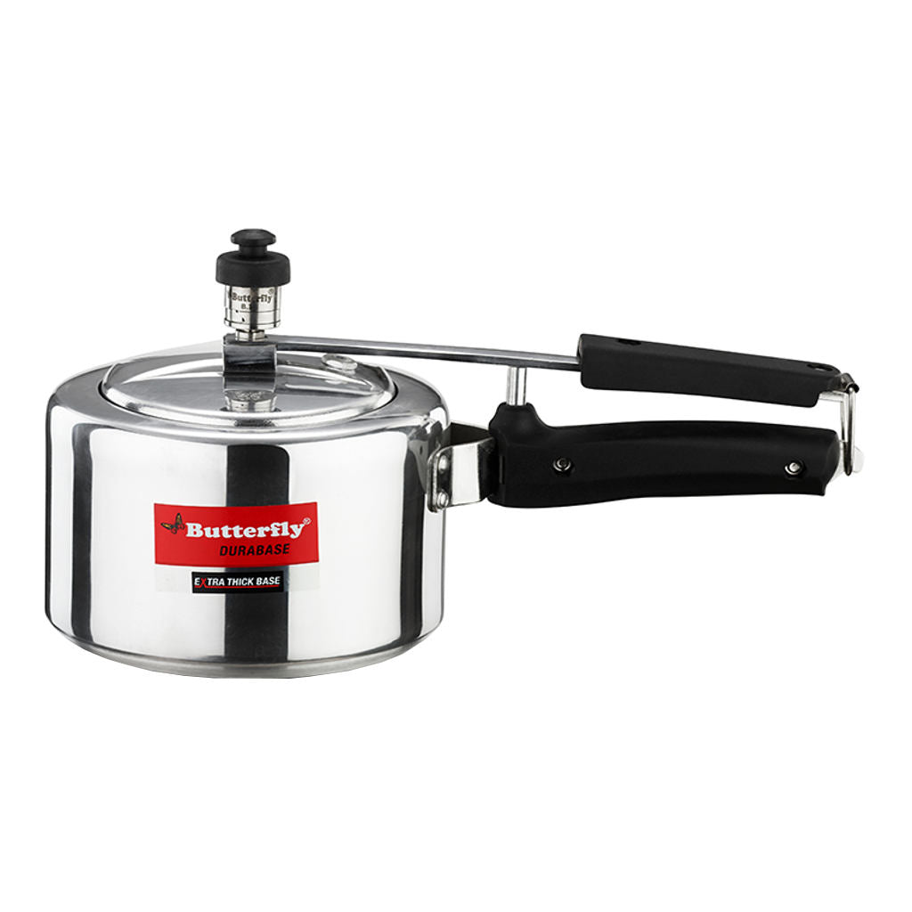 Butterfly Standard Aluminium Inner Lid Pressure Cooker 2Litre 