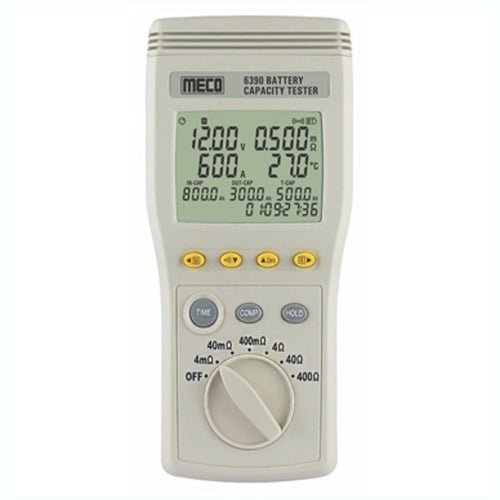 Meco Battery Capacity (Impedence) Tester With DC Clamp Meter (Adaptor) Upto 1200Ah 6390 