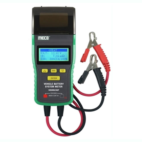 Meco Vehicle Battery System Meter With Built-In Printer Suitable For 12 And 24 V Dc Batteries VBSM6246P 