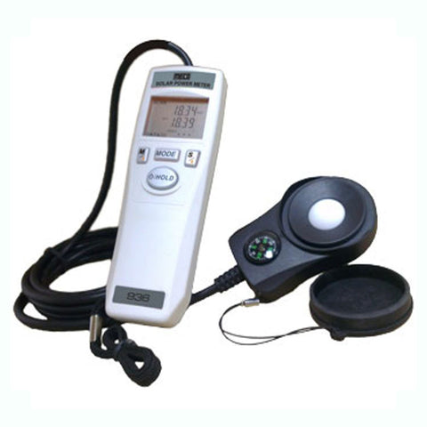 Meco Solar Power Meter (Irradiance Meter) With Orientation And Tilt Angle 936 