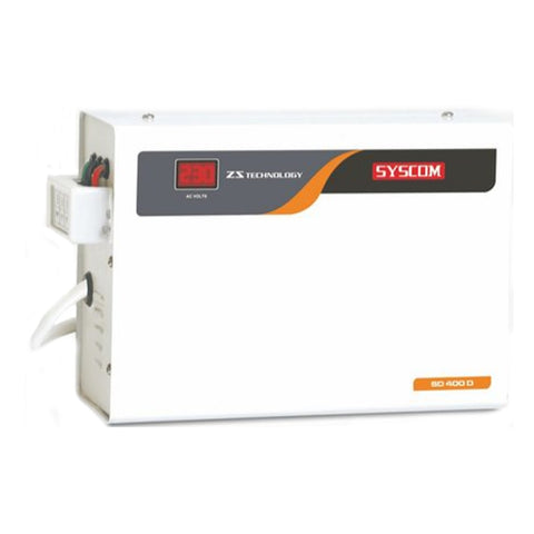 Syscom Voltage Stabilizer for Aircondtioner 12Amps SD-400D 