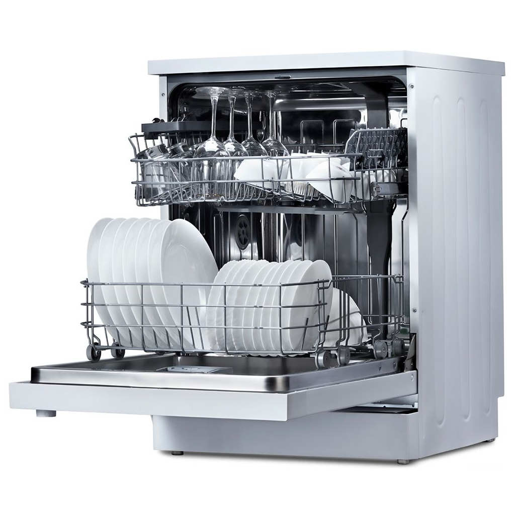Voltas Beko 14 Place Settings Full Size Dishwasher White DF14W