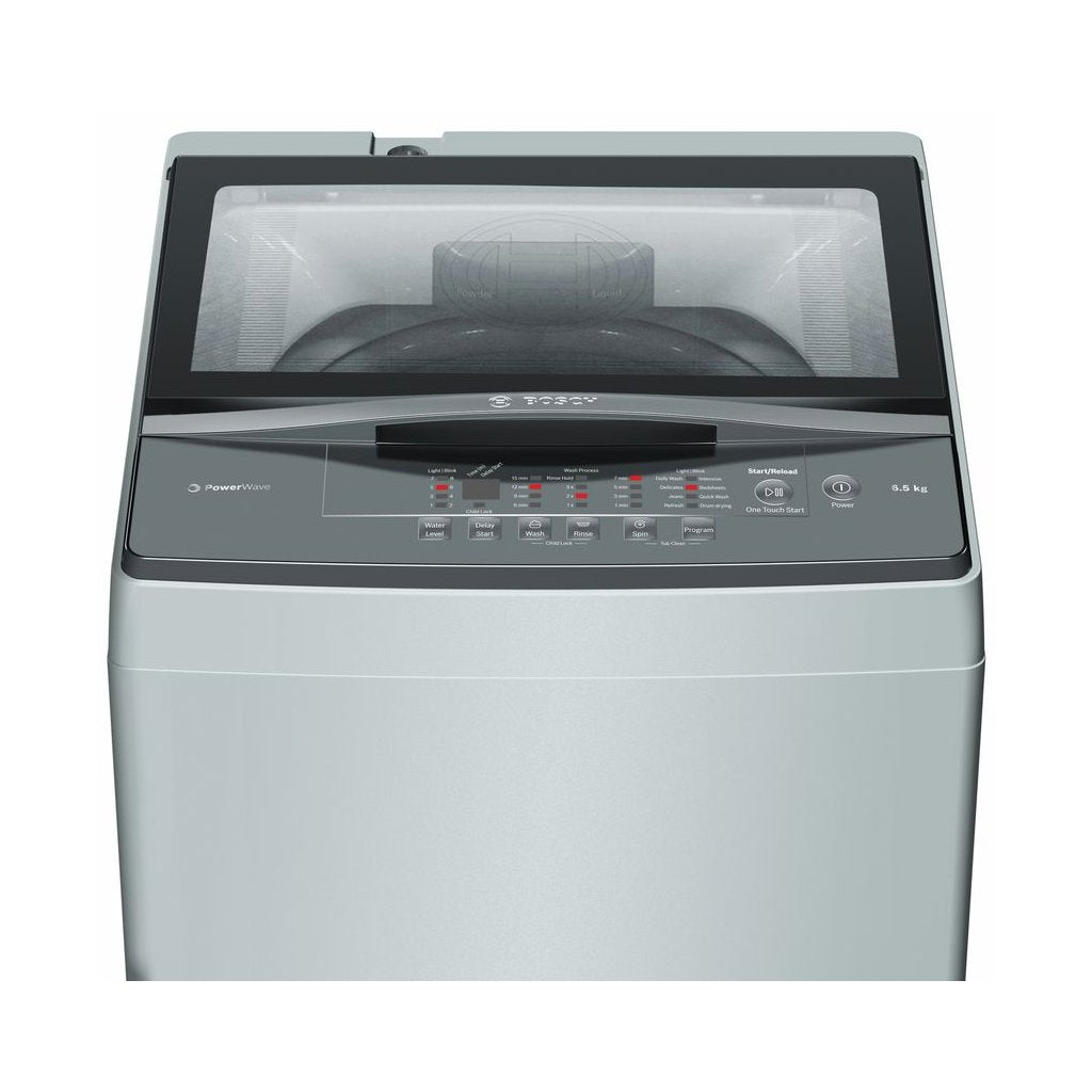 Bosch Top Loader Washing Machine 6.5kg Grey WOE654Y0IN