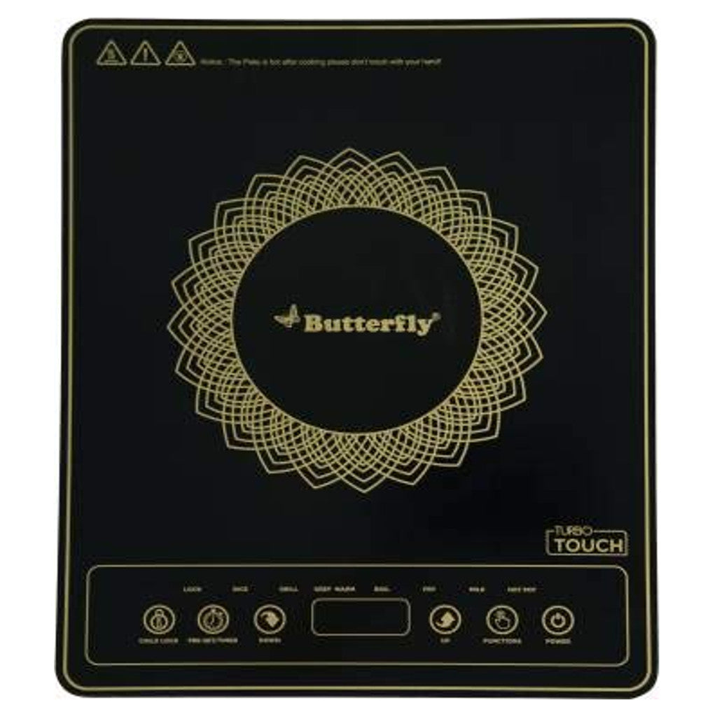 Buy Butterfly Turbo Touch Induction Cooktop 1800W Black Online at