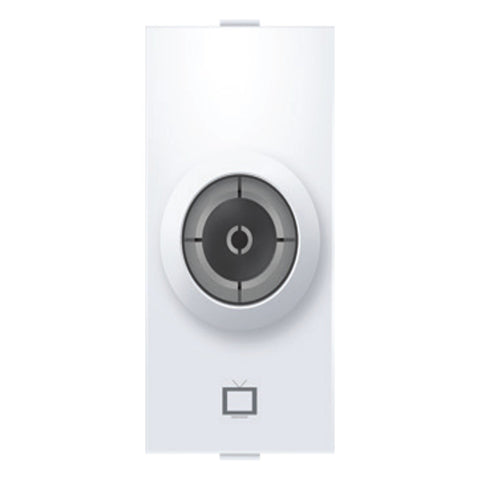 Anchor Ziva TV Socket Outlet 1Module White 68502 