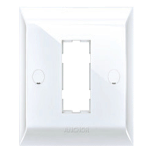 Anchor Ziva Single Mounting Plate 1Module White 68801 
