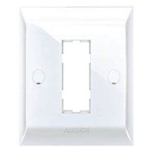 Anchor Ziva Single Mounting Plate 1Module White 68801 