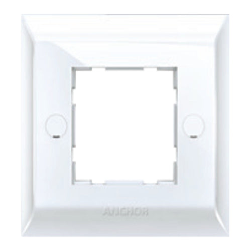 Anchor Ziva Single Mounting Plate 2Module White 68802 