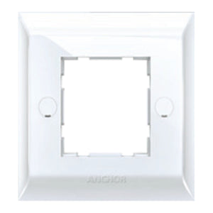 Anchor Ziva Single Mounting Plate 2Module White 68802 